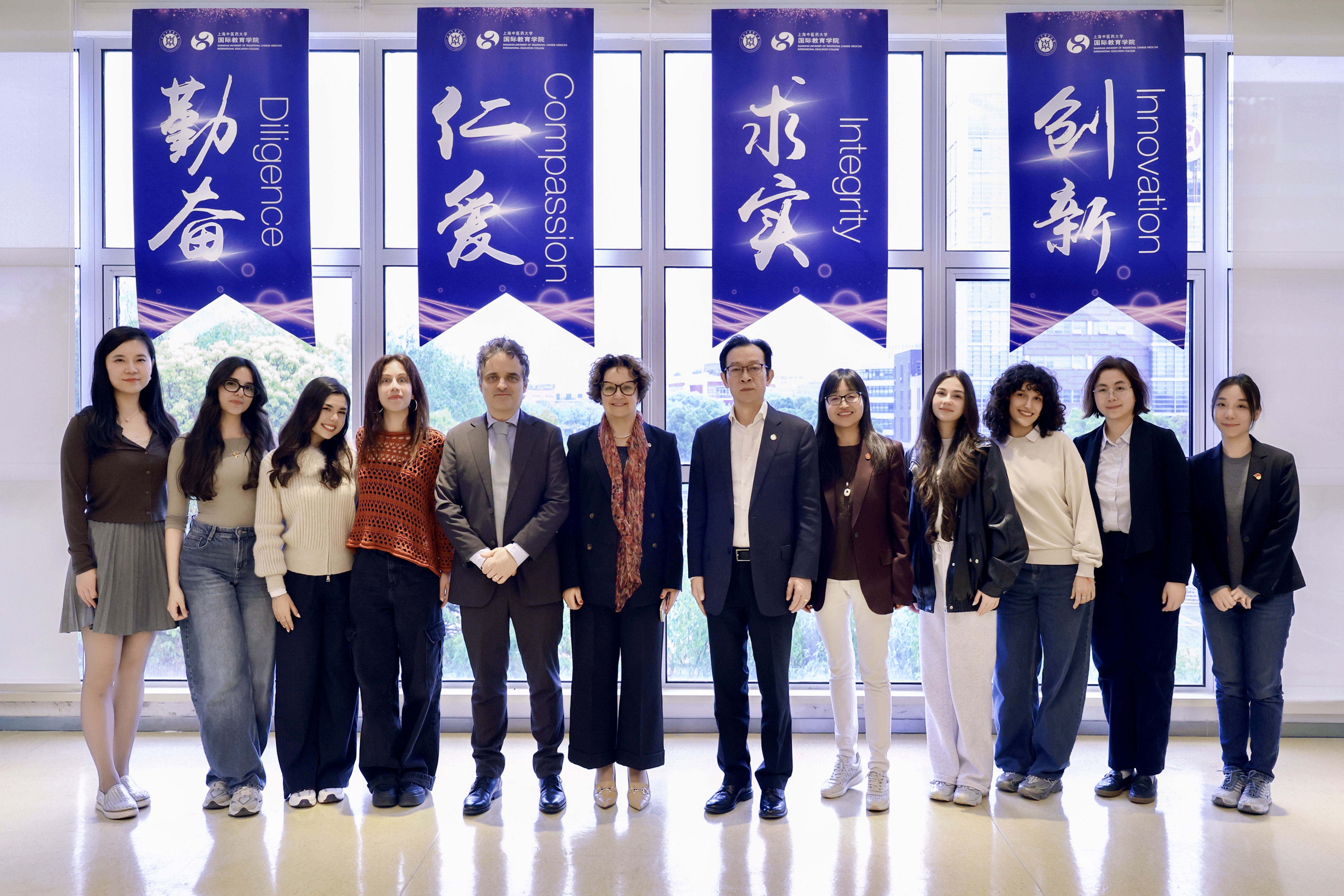 共促中医药国际传播，季光董事长会见意大利威尼斯大学董事长李集雅